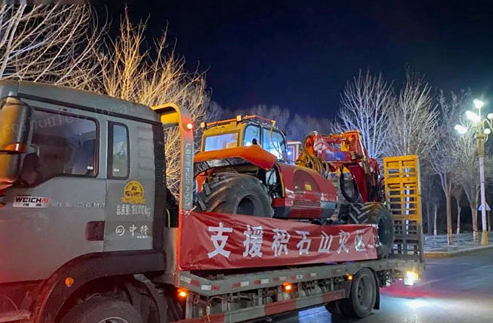 三亿体育积极为甘肃临夏州积石山县级地震做好抗震救援提供设备支持