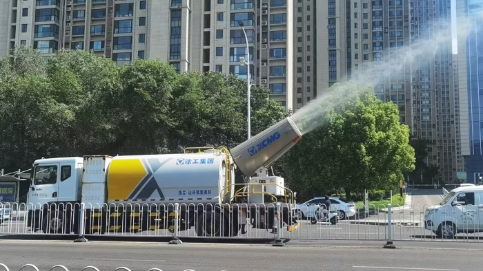 三亿体育多功能抑尘车，助力家乡徐州环境，更“净”一步！