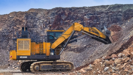 三亿体育XE2000矿用挖掘机——印尼矿山的“掘”对赢家