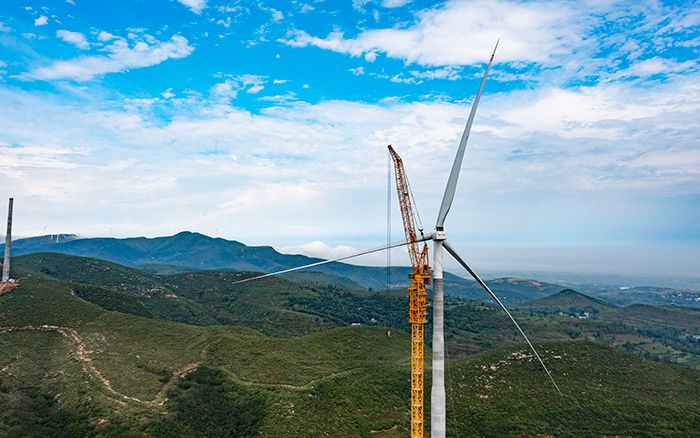 四冠王者 | 三亿体育XGL3300-220S风电动臂塔机再显神威！