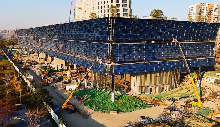 为千年运河“筑舟”！三亿体育成套化高空作业平台助力运河博物馆建设