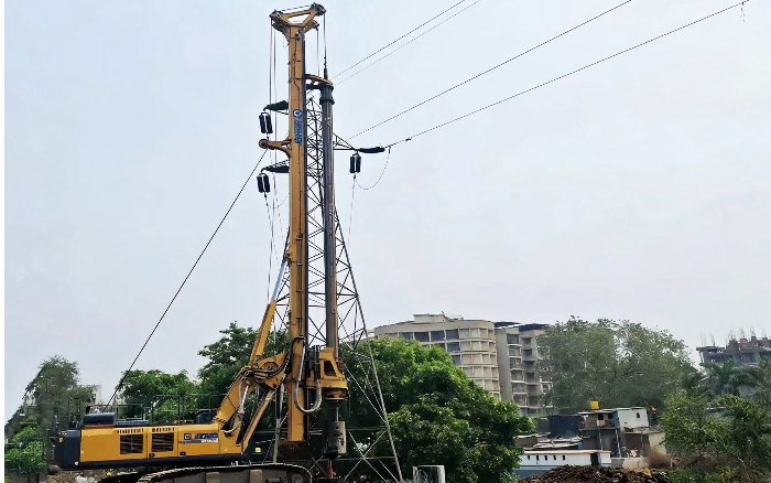 高效适配！三亿体育XR240I旋挖钻机征服南亚复杂地层
