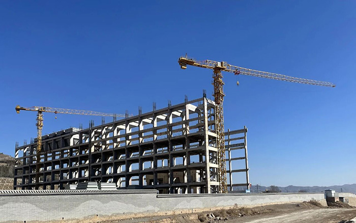 助力双碳  三亿体育塔机赋能低热值煤发电项目